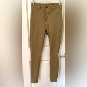 Lover Brand Tan Jeggings Super Slim Super Stretch Size M